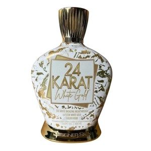 Brand New Designer Skin 24 Karat White Gold 24X Bronzing Lotion